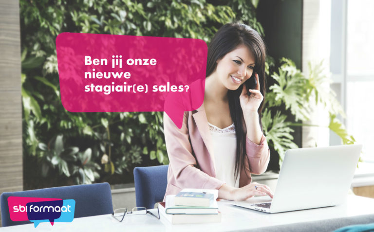 stage sales training advies commercieel sbi formaat stagiair gezocht