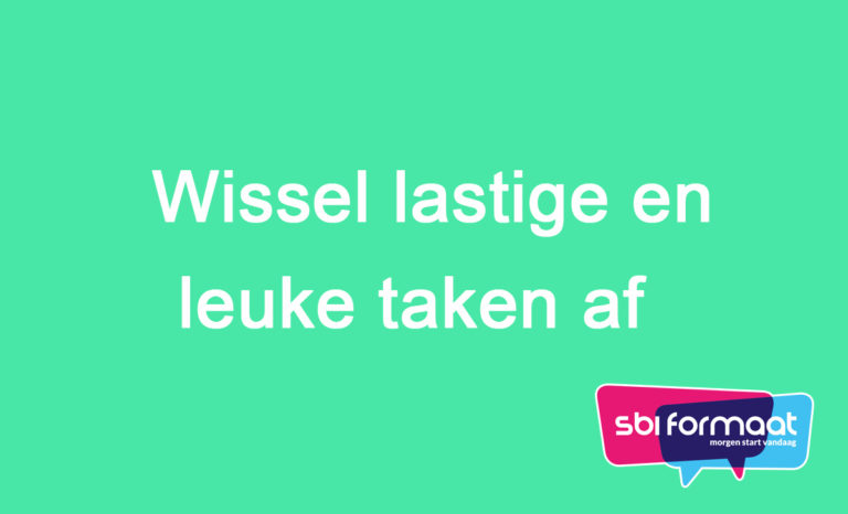 werkstress werkplezier tip