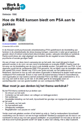 Hoe de RI&E kansen biedt