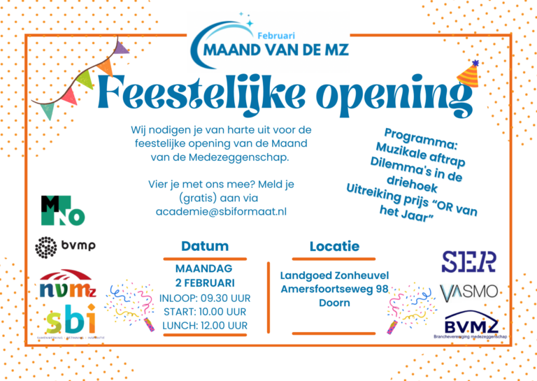 Openingsbijeenkomst Maand van de Medezeggenschap