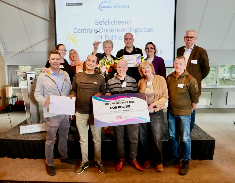 OR van het Jaar 2025 COR Politie